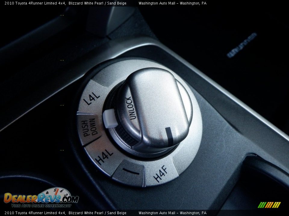 2010 Toyota 4Runner Limited 4x4 Blizzard White Pearl / Sand Beige Photo #20