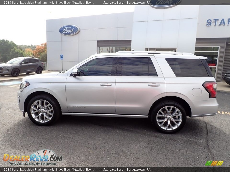 Ingot Silver Metallic 2019 Ford Expedition Platinum 4x4 Photo #2