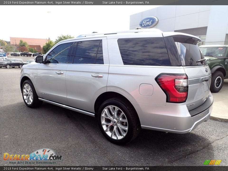 Ingot Silver Metallic 2019 Ford Expedition Platinum 4x4 Photo #3