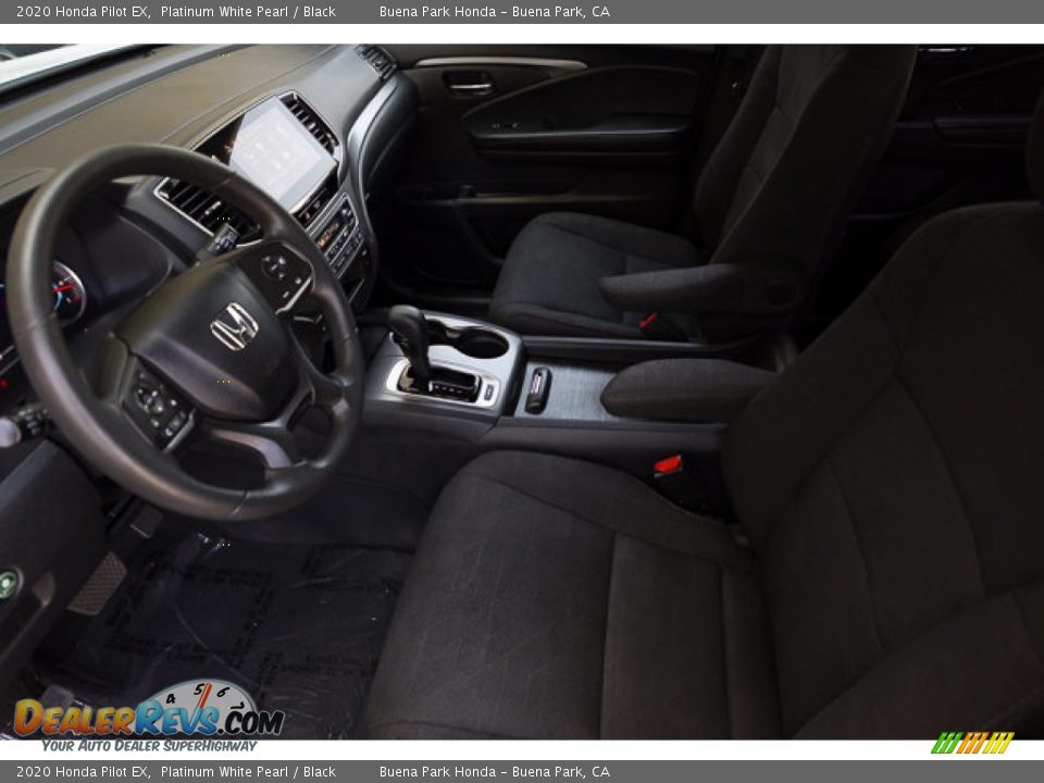 2020 Honda Pilot EX Platinum White Pearl / Black Photo #3