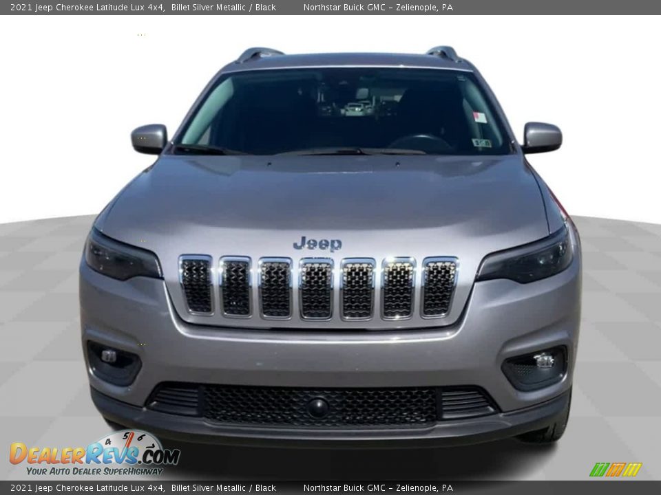 2021 Jeep Cherokee Latitude Lux 4x4 Billet Silver Metallic / Black Photo #3