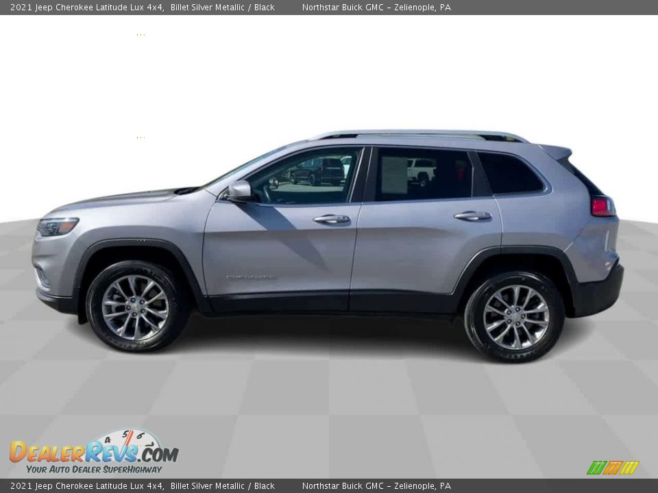2021 Jeep Cherokee Latitude Lux 4x4 Billet Silver Metallic / Black Photo #5