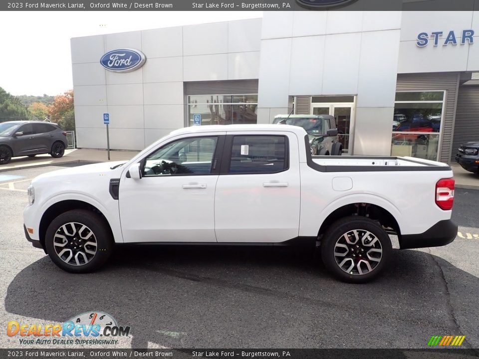 Oxford White 2023 Ford Maverick Lariat Photo #2