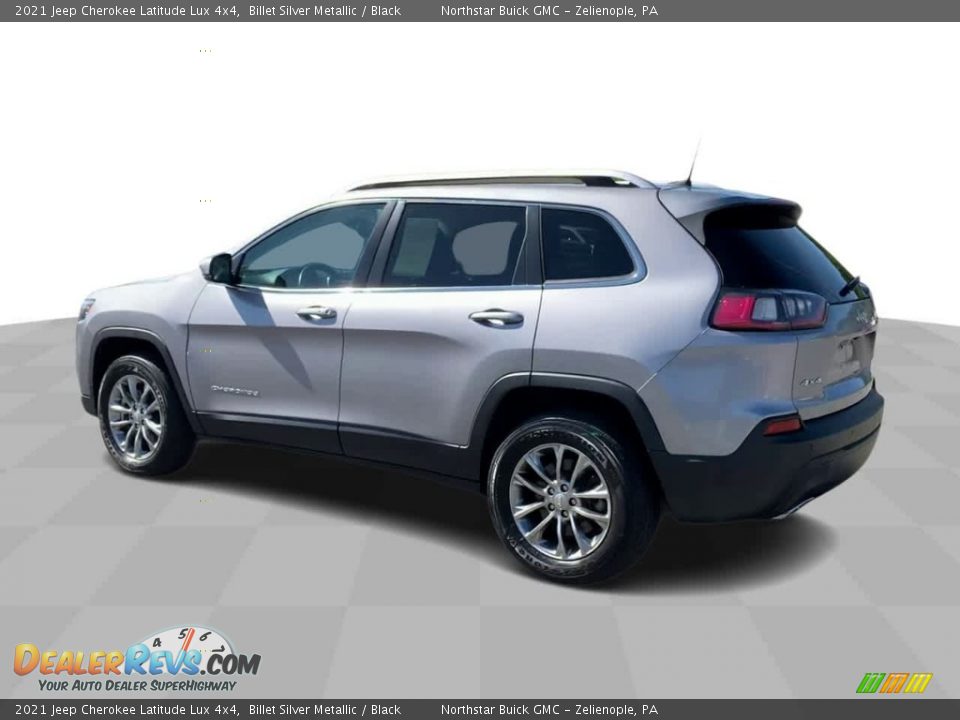 2021 Jeep Cherokee Latitude Lux 4x4 Billet Silver Metallic / Black Photo #6