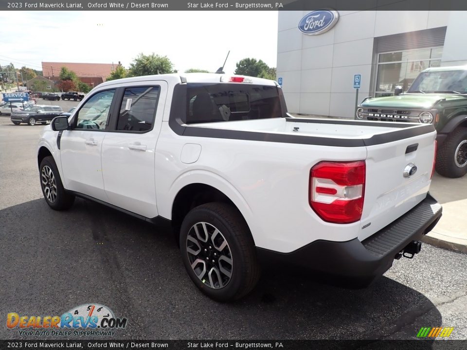 Oxford White 2023 Ford Maverick Lariat Photo #3