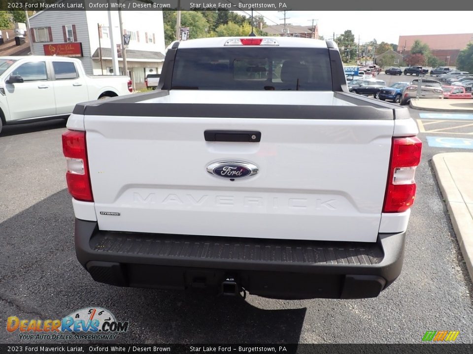 Oxford White 2023 Ford Maverick Lariat Photo #4