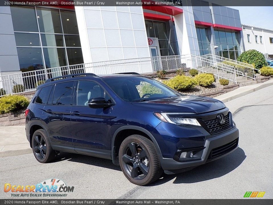 Front 3/4 View of 2020 Honda Passport Elite AWD Photo #1