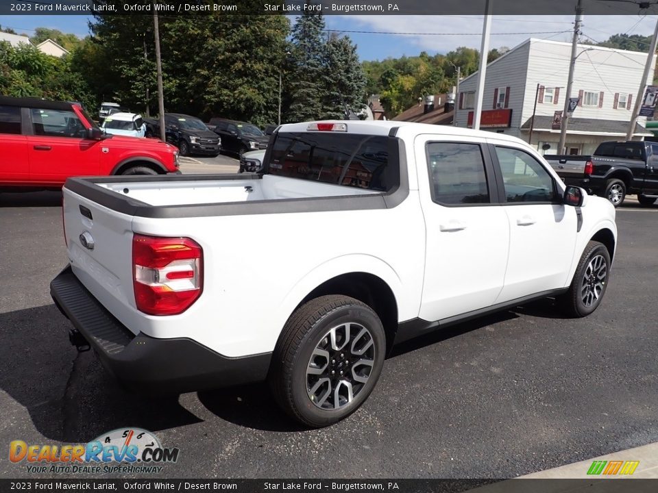 Oxford White 2023 Ford Maverick Lariat Photo #5