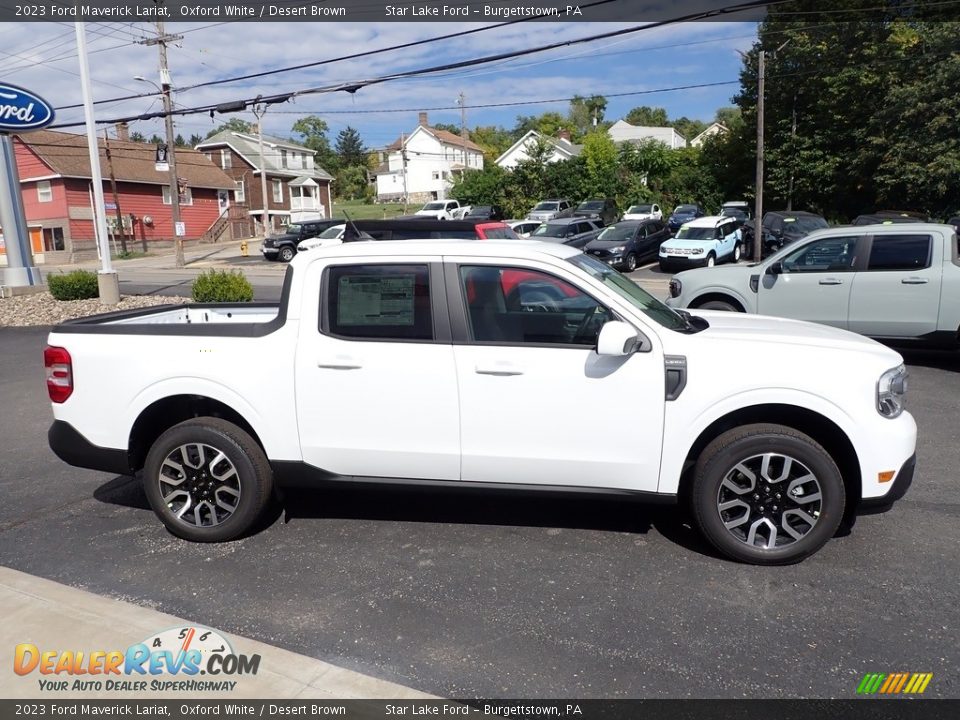 Oxford White 2023 Ford Maverick Lariat Photo #6