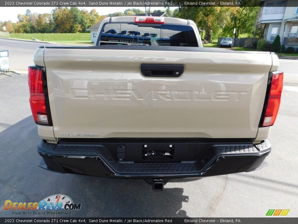 2023 Chevrolet Colorado Z71 Crew Cab 4x4 Sand Dune Metallic / Jet Black/Adrenaline Red Photo #7