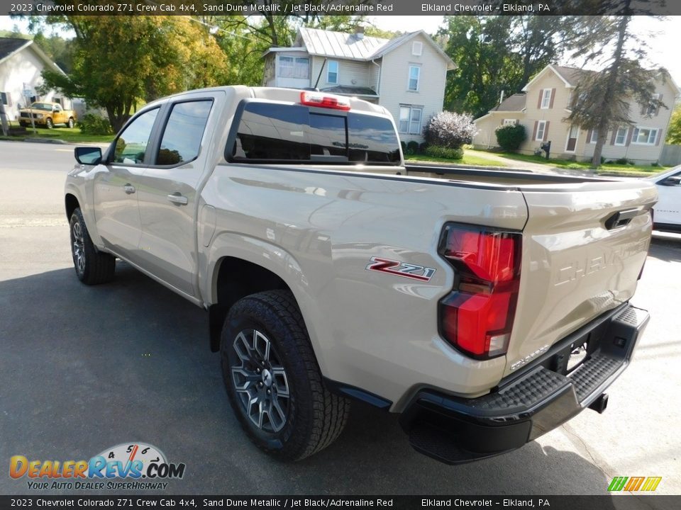 2023 Chevrolet Colorado Z71 Crew Cab 4x4 Sand Dune Metallic / Jet Black/Adrenaline Red Photo #8