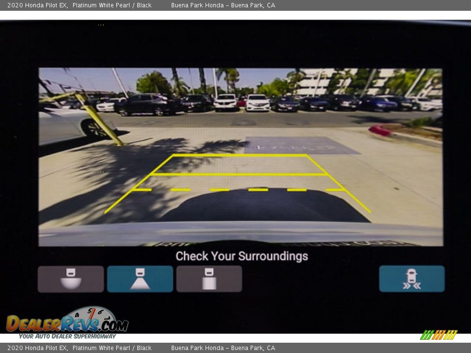 2020 Honda Pilot EX Platinum White Pearl / Black Photo #28