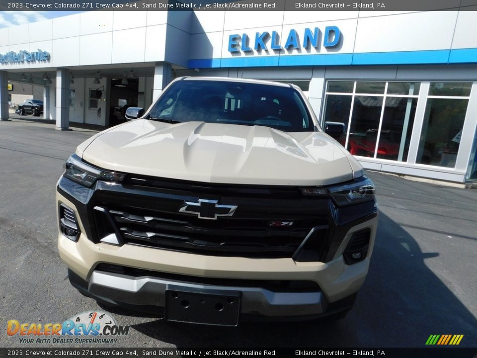 2023 Chevrolet Colorado Z71 Crew Cab 4x4 Sand Dune Metallic / Jet Black/Adrenaline Red Photo #12