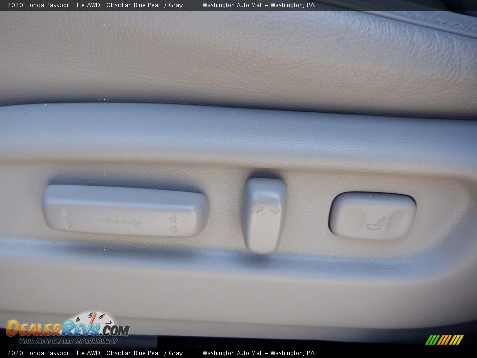 Front Seat of 2020 Honda Passport Elite AWD Photo #17