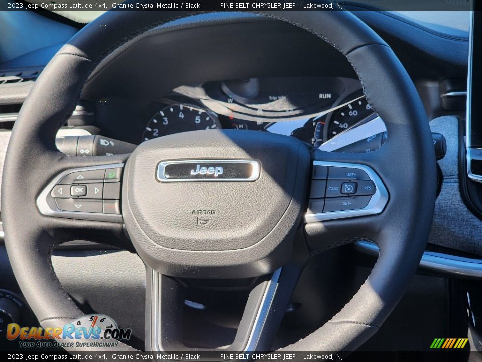 2023 Jeep Compass Latitude 4x4 Granite Crystal Metallic / Black Photo #13