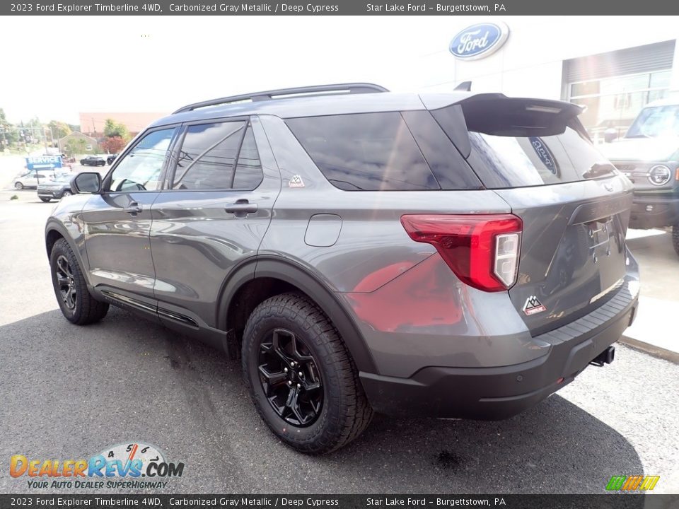 2023 Ford Explorer Timberline 4WD Carbonized Gray Metallic / Deep Cypress Photo #3