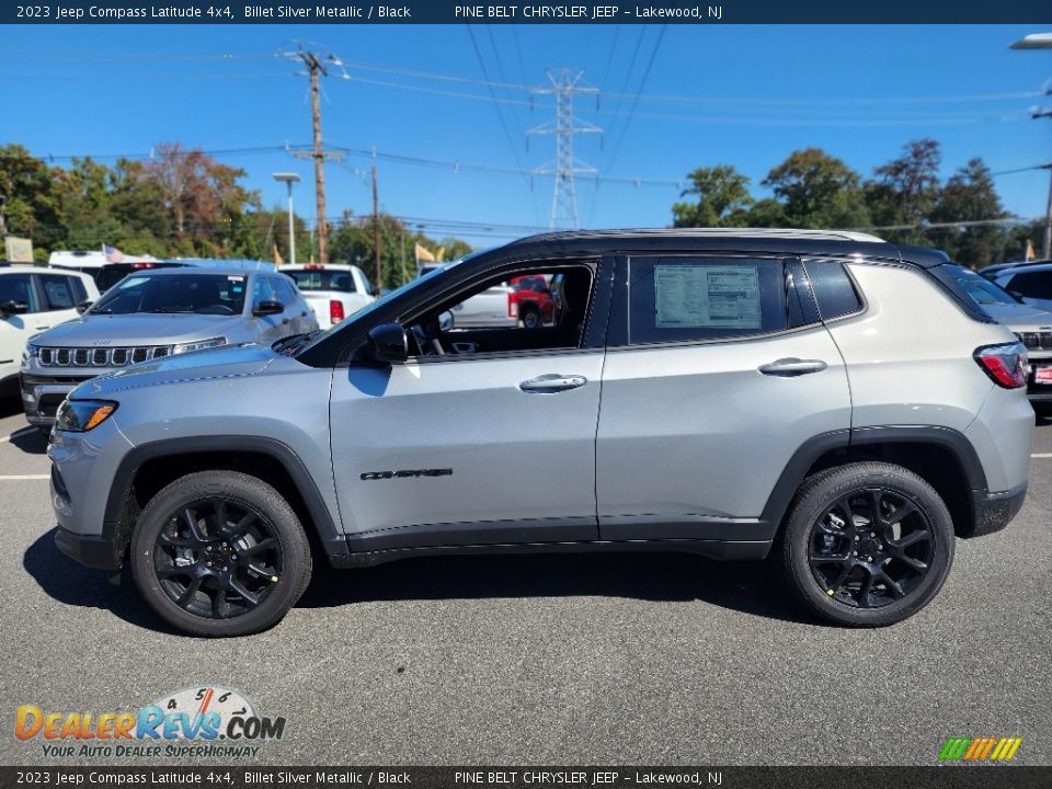 2023 Jeep Compass Latitude 4x4 Billet Silver Metallic / Black Photo #3