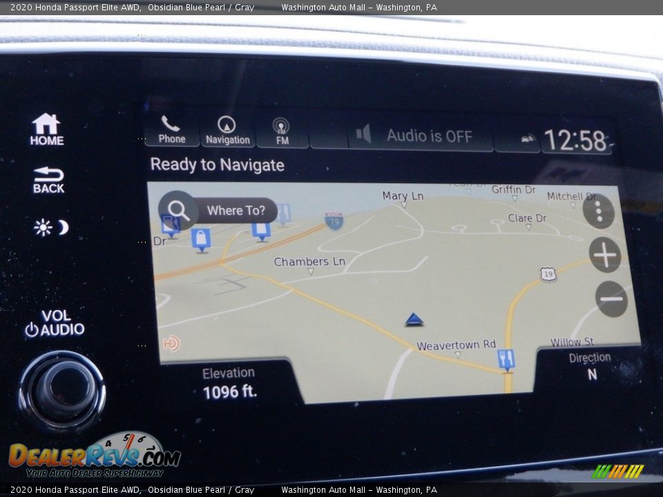 Navigation of 2020 Honda Passport Elite AWD Photo #22