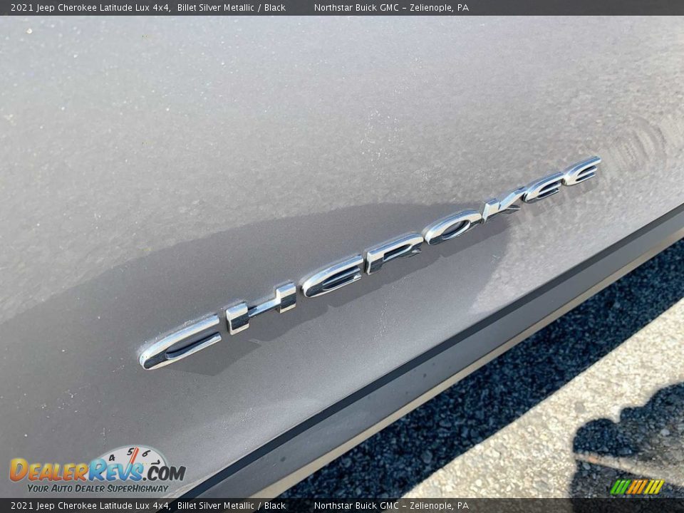 2021 Jeep Cherokee Latitude Lux 4x4 Billet Silver Metallic / Black Photo #29
