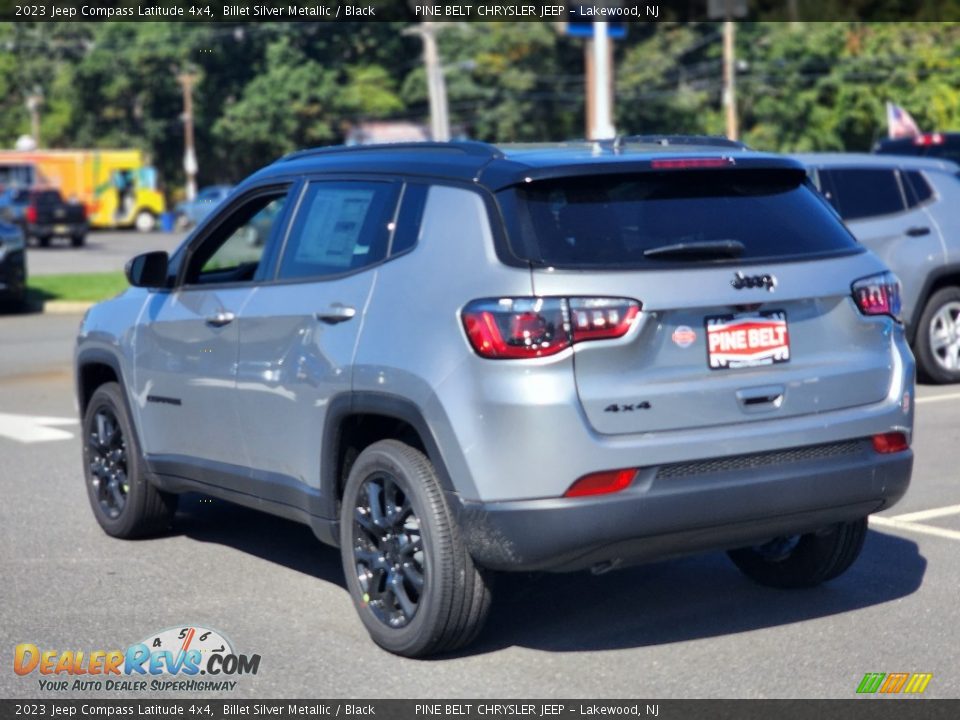 2023 Jeep Compass Latitude 4x4 Billet Silver Metallic / Black Photo #4