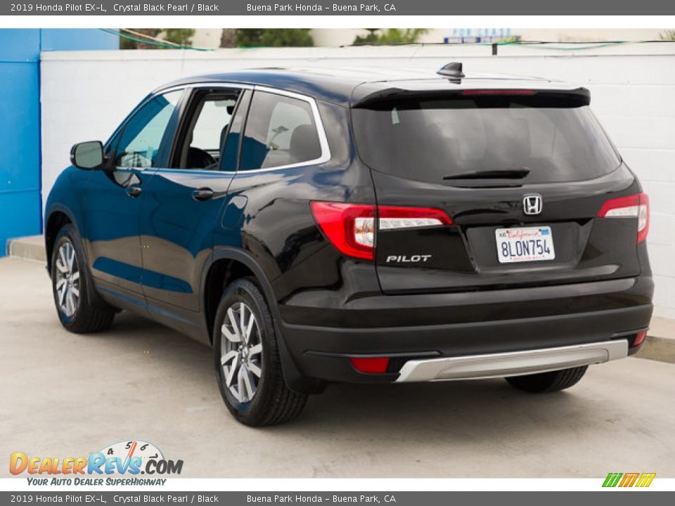 2019 Honda Pilot EX-L Crystal Black Pearl / Black Photo #2