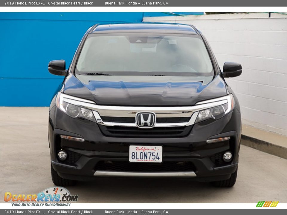 2019 Honda Pilot EX-L Crystal Black Pearl / Black Photo #7