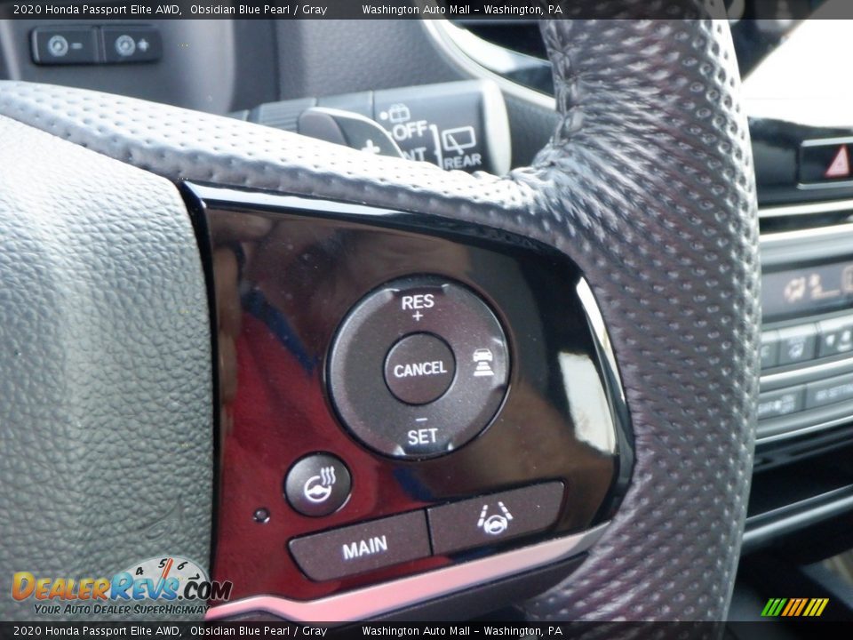 2020 Honda Passport Elite AWD Steering Wheel Photo #29