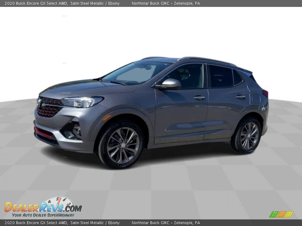 2020 Buick Encore GX Select AWD Satin Steel Metallic / Ebony Photo #4