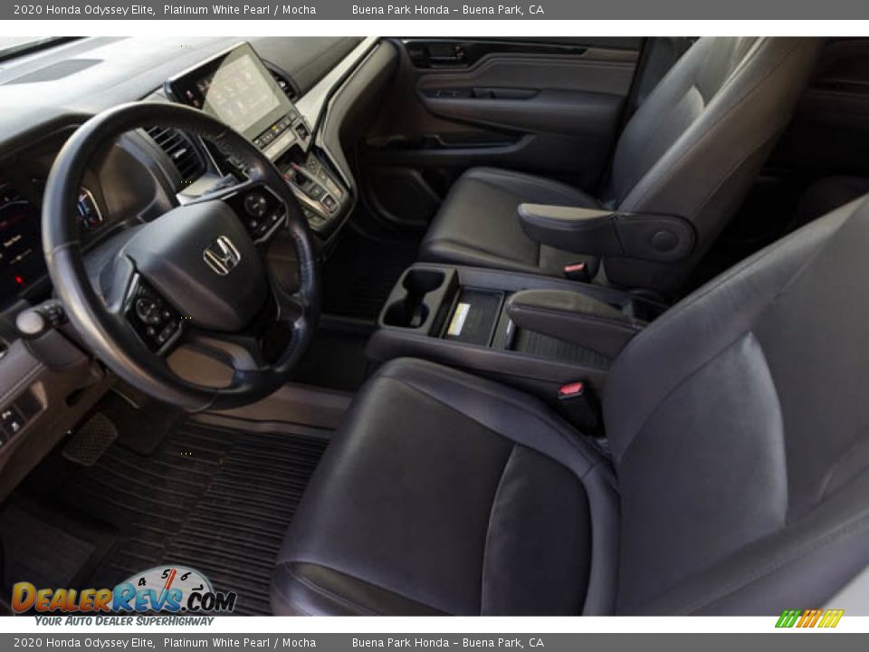 Front Seat of 2020 Honda Odyssey Elite Photo #3