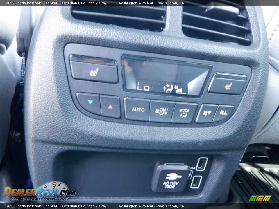 Controls of 2020 Honda Passport Elite AWD Photo #31