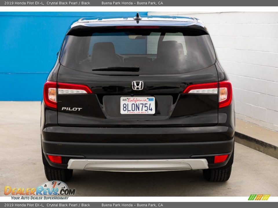 2019 Honda Pilot EX-L Crystal Black Pearl / Black Photo #9