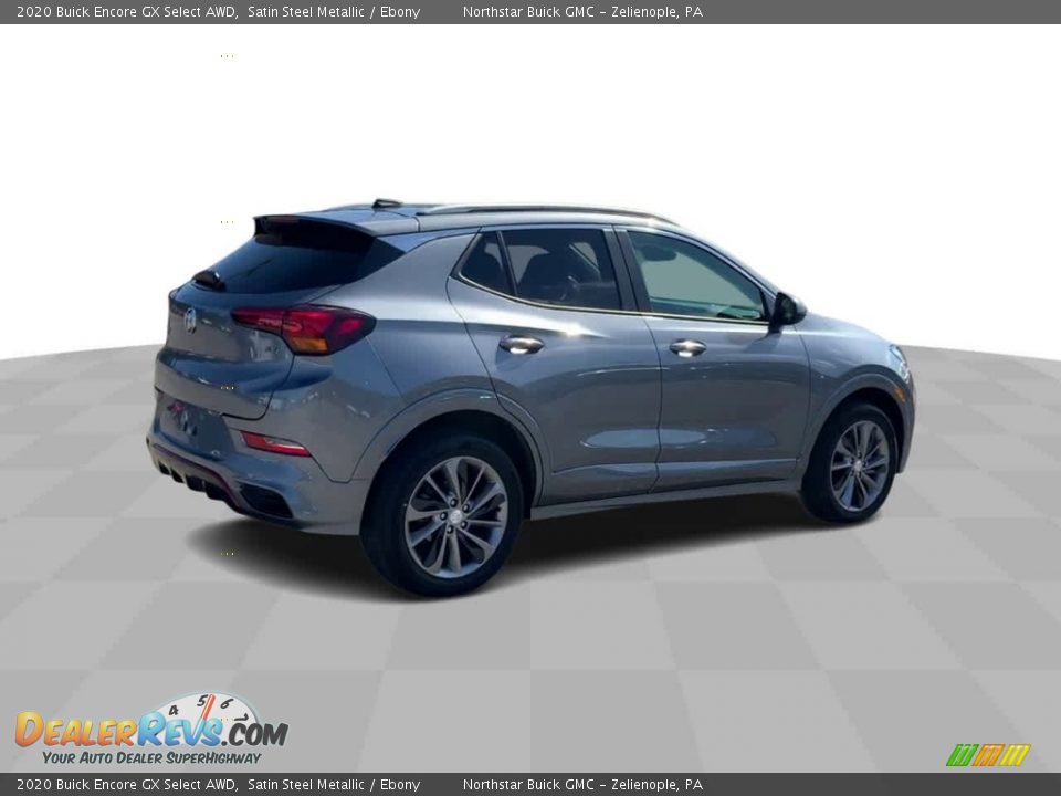 2020 Buick Encore GX Select AWD Satin Steel Metallic / Ebony Photo #8