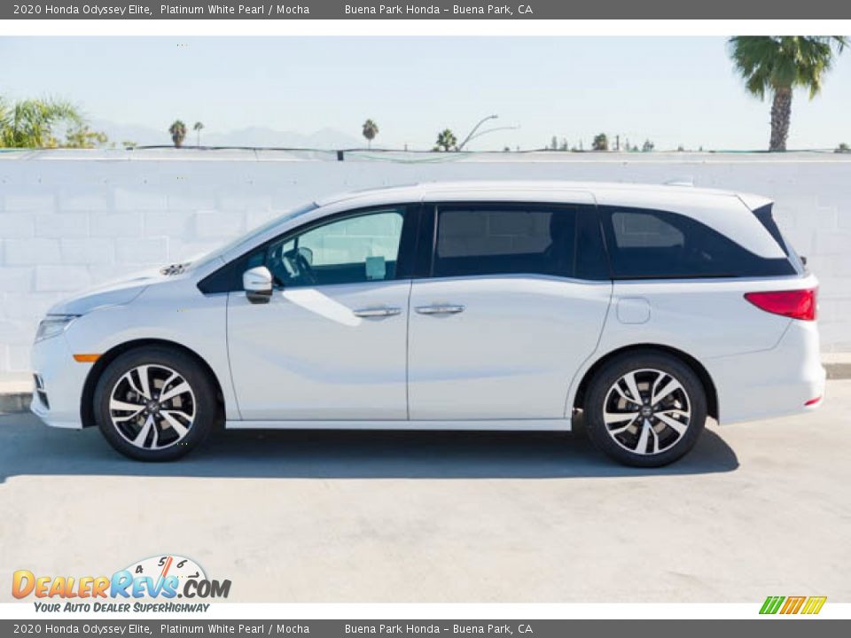 Platinum White Pearl 2020 Honda Odyssey Elite Photo #8