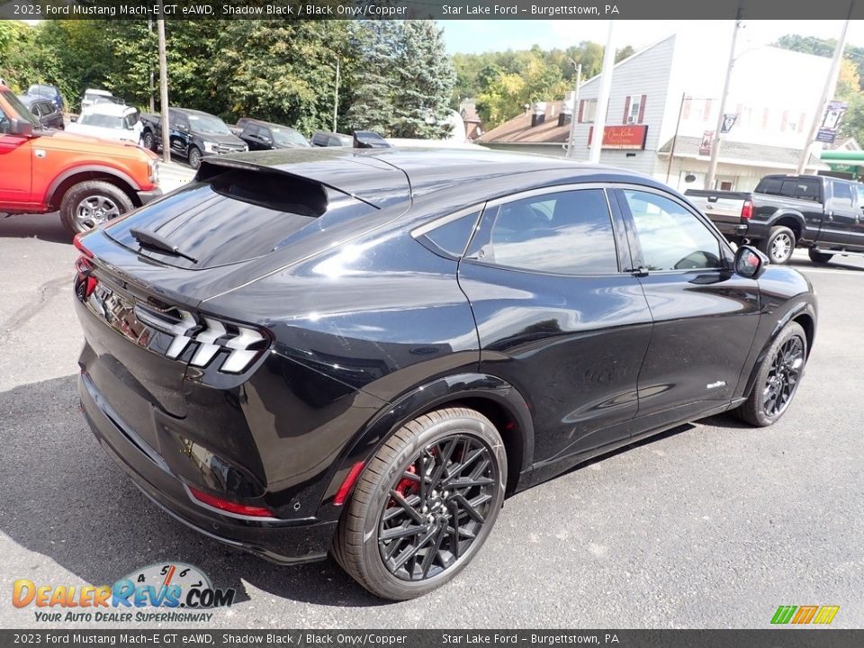 2023 Ford Mustang Mach-E GT eAWD Shadow Black / Black Onyx/Copper Photo #5