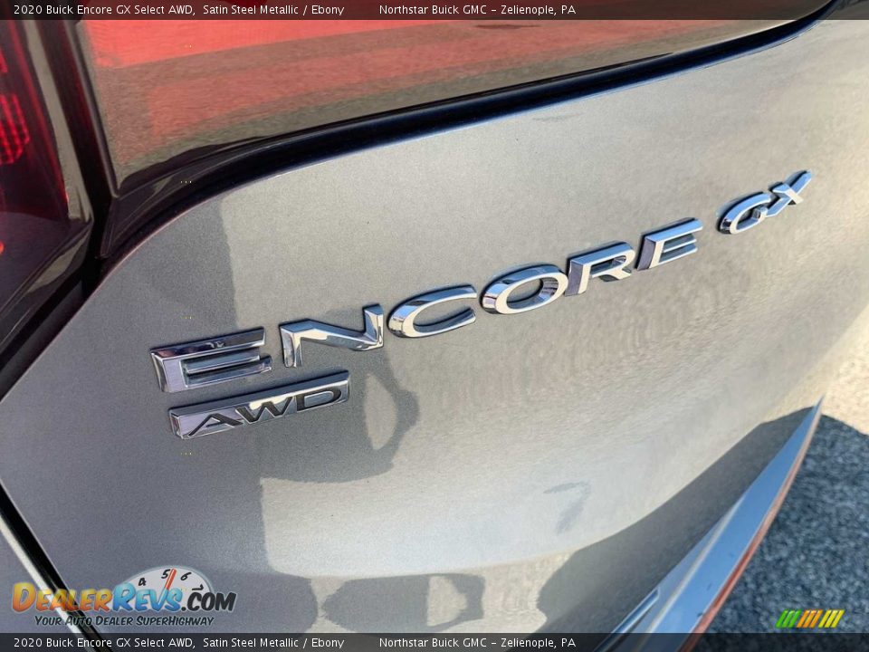 2020 Buick Encore GX Select AWD Satin Steel Metallic / Ebony Photo #28