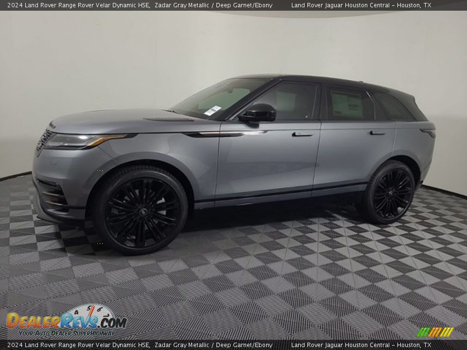 2024 Land Rover Range Rover Velar Dynamic HSE Zadar Gray Metallic / Deep Garnet/Ebony Photo #6