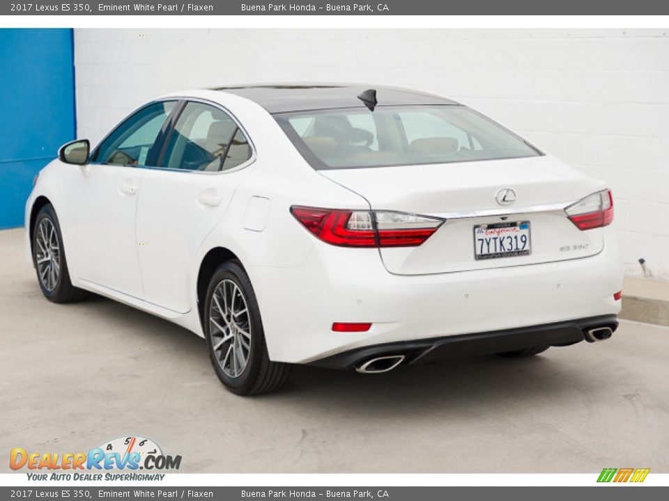 2017 Lexus ES 350 Eminent White Pearl / Flaxen Photo #2