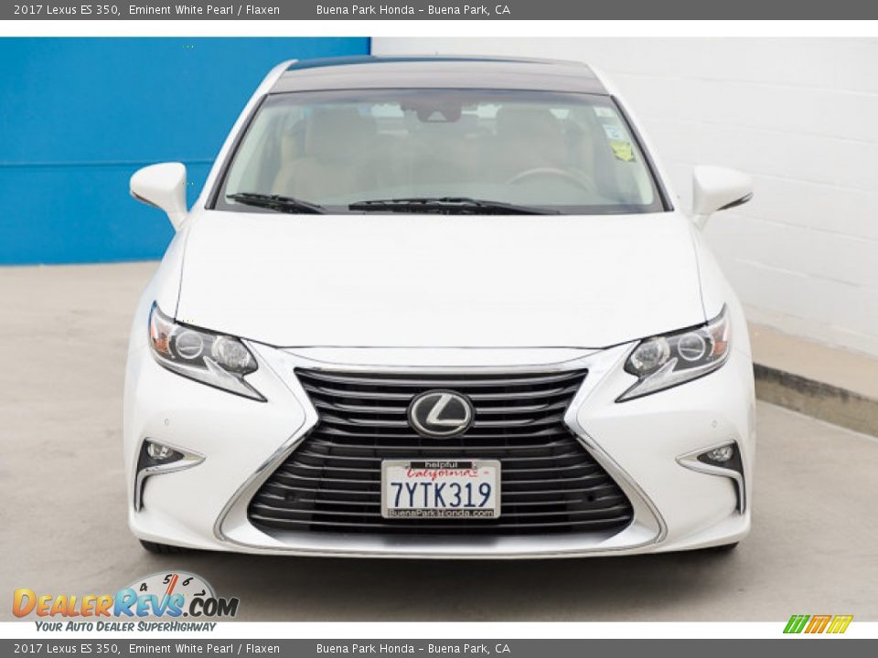 2017 Lexus ES 350 Eminent White Pearl / Flaxen Photo #7