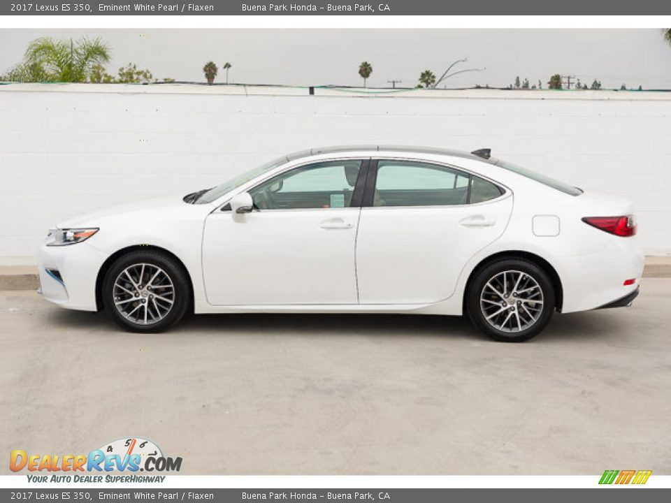 2017 Lexus ES 350 Eminent White Pearl / Flaxen Photo #8