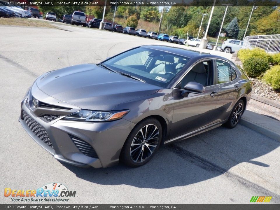 2020 Toyota Camry SE AWD Predawn Gray Mica / Ash Photo #3