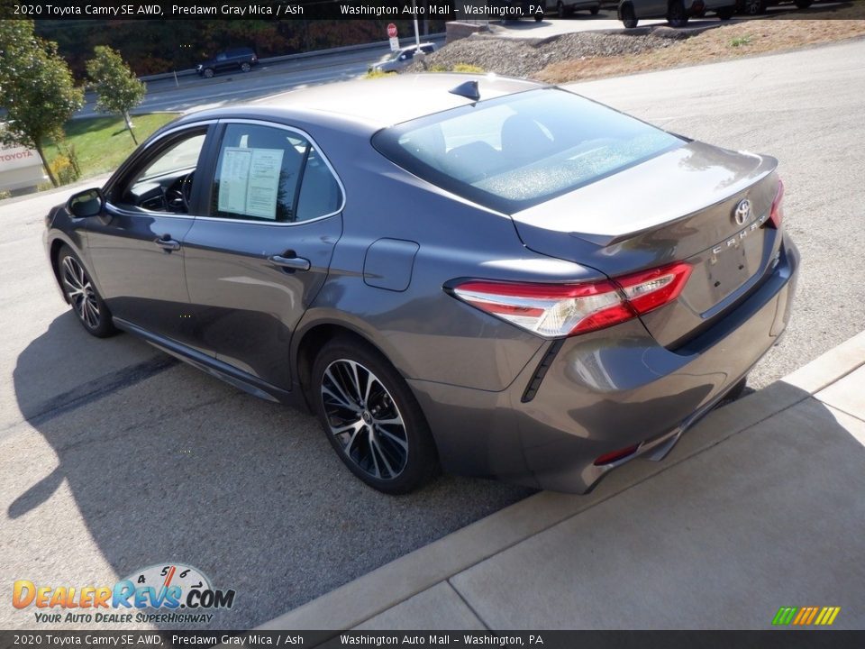 2020 Toyota Camry SE AWD Predawn Gray Mica / Ash Photo #5