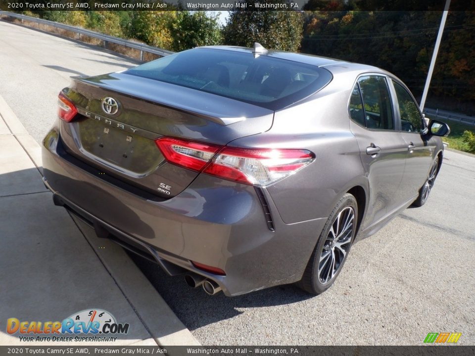 2020 Toyota Camry SE AWD Predawn Gray Mica / Ash Photo #6