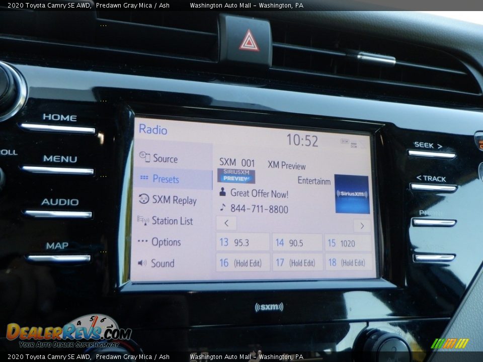 2020 Toyota Camry SE AWD Predawn Gray Mica / Ash Photo #19