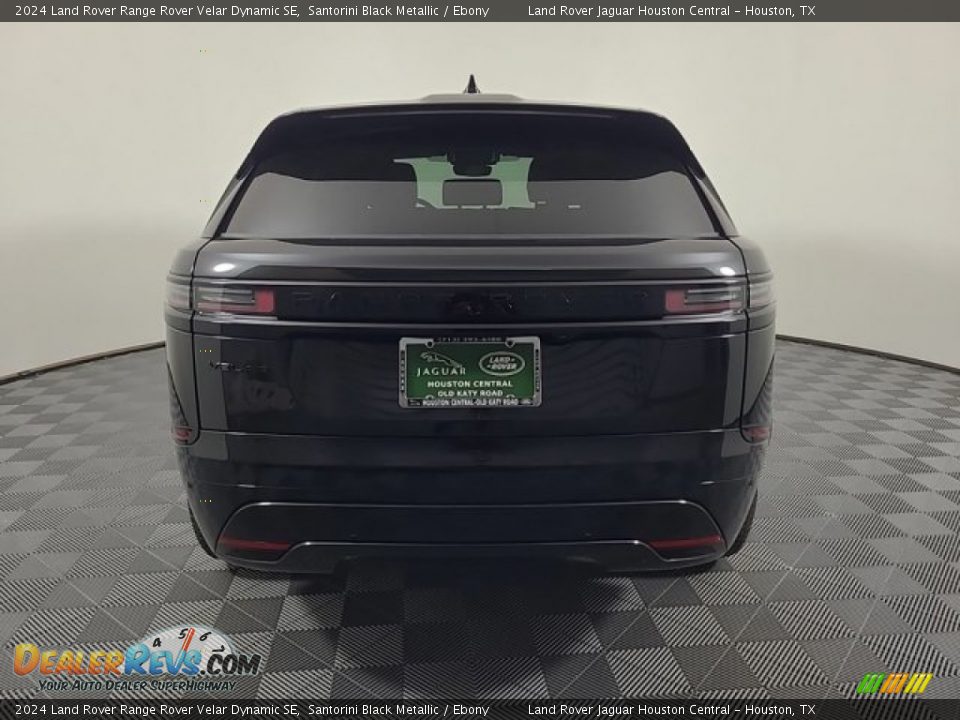 2024 Land Rover Range Rover Velar Dynamic SE Santorini Black Metallic / Ebony Photo #7