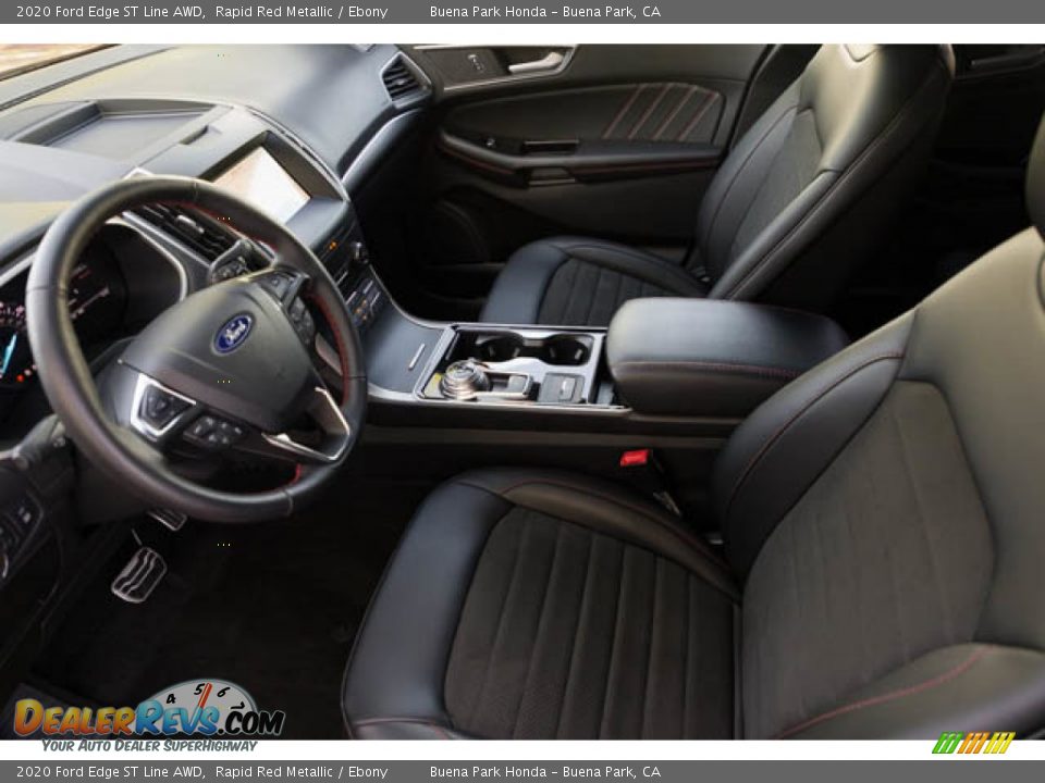 Front Seat of 2020 Ford Edge ST Line AWD Photo #3
