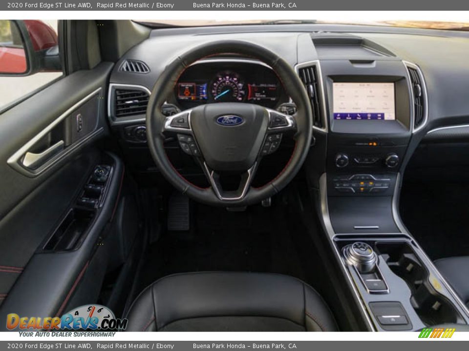 Dashboard of 2020 Ford Edge ST Line AWD Photo #5