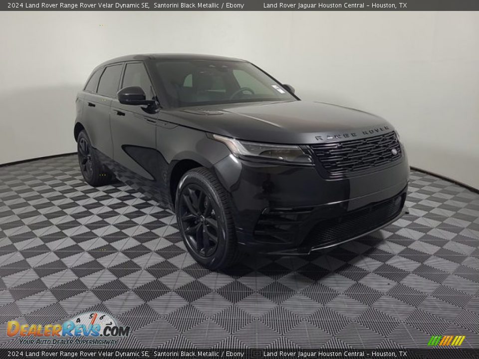 2024 Land Rover Range Rover Velar Dynamic SE Santorini Black Metallic / Ebony Photo #12