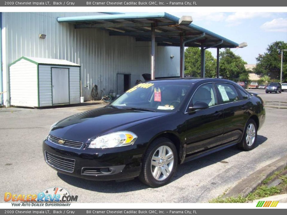 2009 Chevrolet Impala LT Black / Gray Photo #3