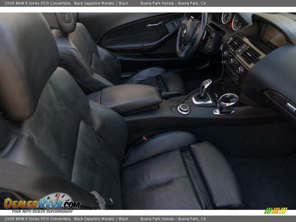 Front Seat of 2008 BMW 6 Series 650i Convertible Photo #28