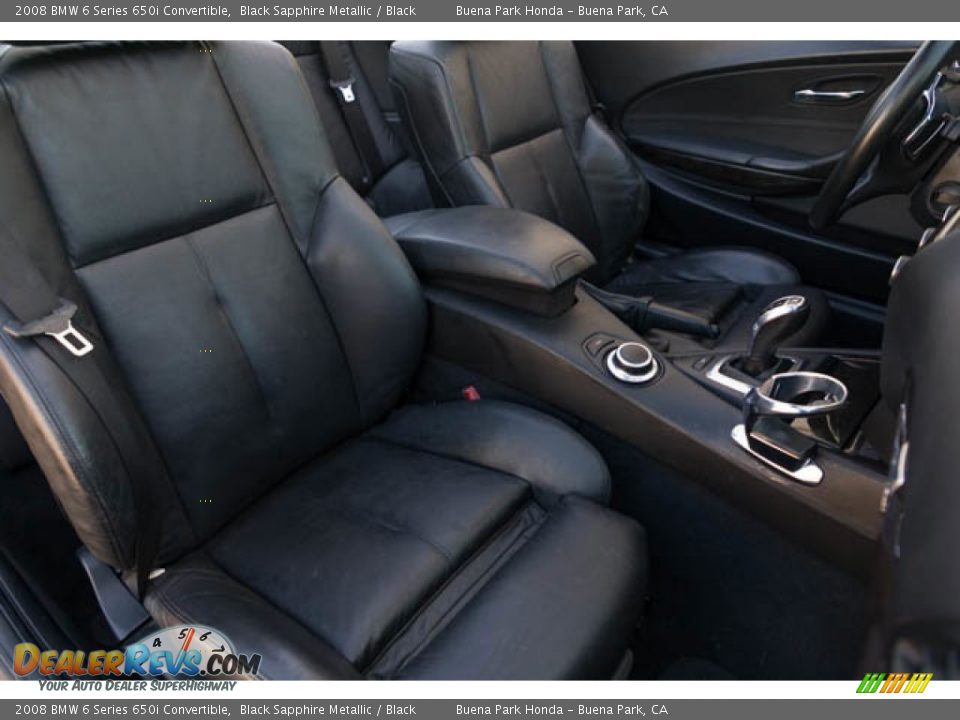 Front Seat of 2008 BMW 6 Series 650i Convertible Photo #29